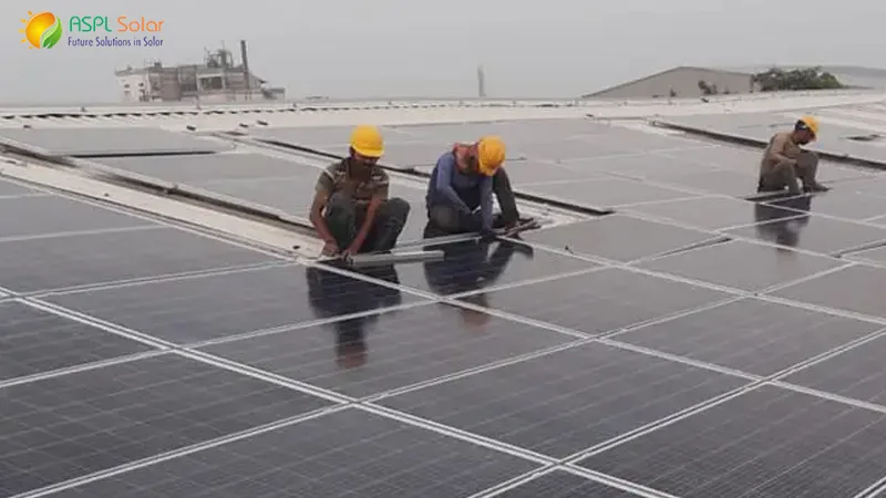 Industrial Solar EPC Installation for Manufacturing Unit