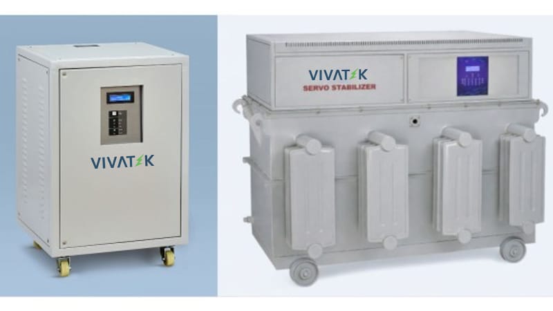 Air cooled vs oil cooled stabilizer comparison for industrial machinery, cnc machines, commercial buildings, and manufacturing applications.