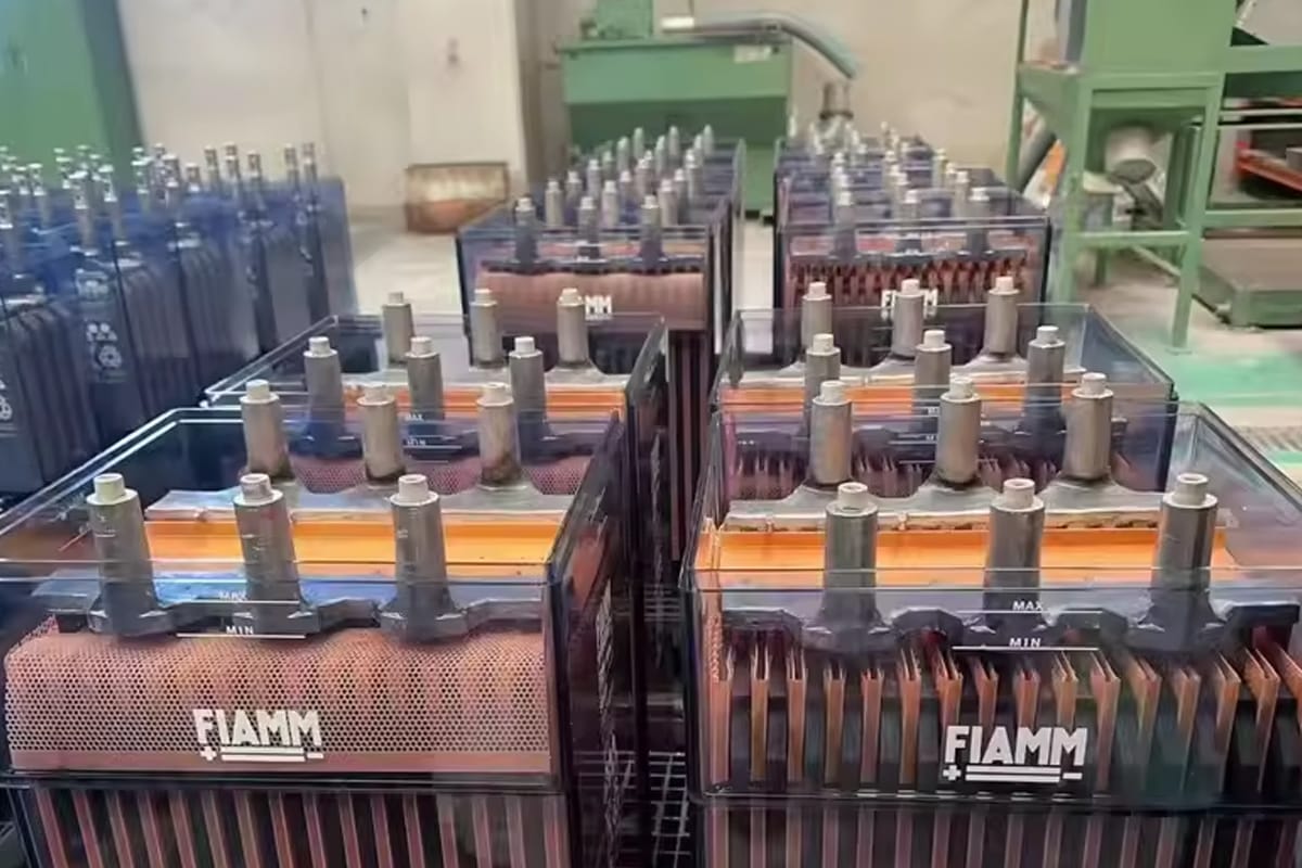 Fiamm industrial battery system for ups backup and telecom applications